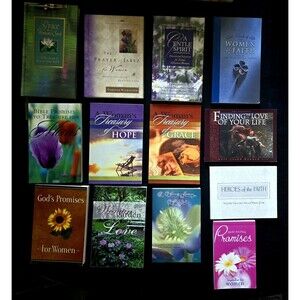 Lot Of 13 Books Christian Women's Inspirational Devotional Faith Living Prayer